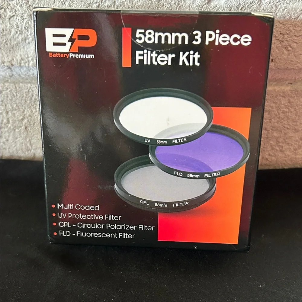 58mm 3 Piece Filter Kit - Photography